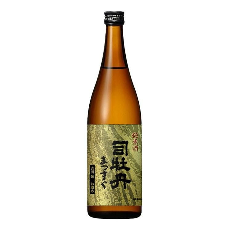 日本酒 司牡丹酒造 吉田類お薦め 純米酒 司牡丹 まつすぐ 720ml 6本