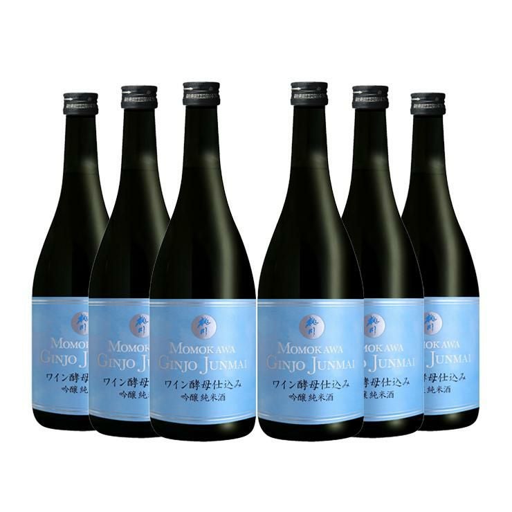 日本酒 桃川 ワイン酵母仕込み 純米吟醸 720ml 6本