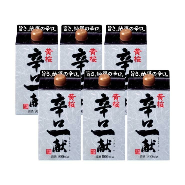 黄桜 辛口一献 パック 900ml 6本
