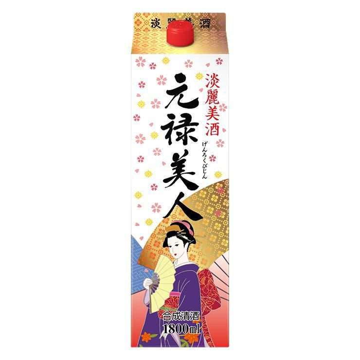 合成清酒 元禄美人 1800ml 6本 
