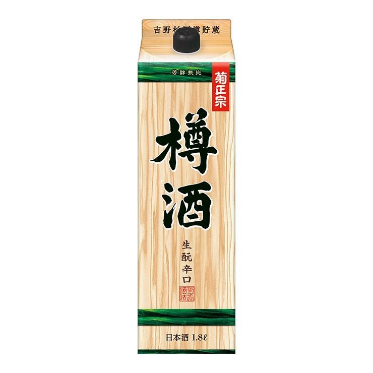 菊正宗 樽酒 ネオパック 1800ml 6本 