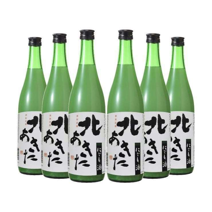 北鹿 北あきた にごり酒 720ml 6本
