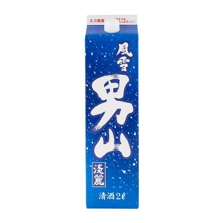 風雪男山 淡麗パック 2L 6本 東亜酒造 