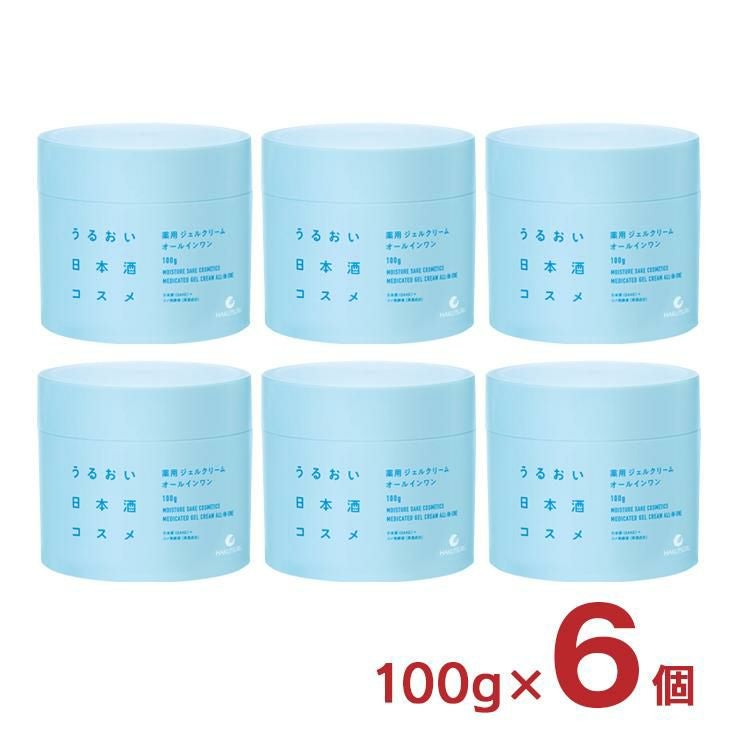 うるおい日本酒コスメ 薬用 ジェルクリーム(医薬部外品) 100g 6個 白鶴