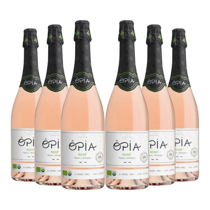 オピア ロゼ スパークリング オーガニック ノンアルコール 750ml 6本