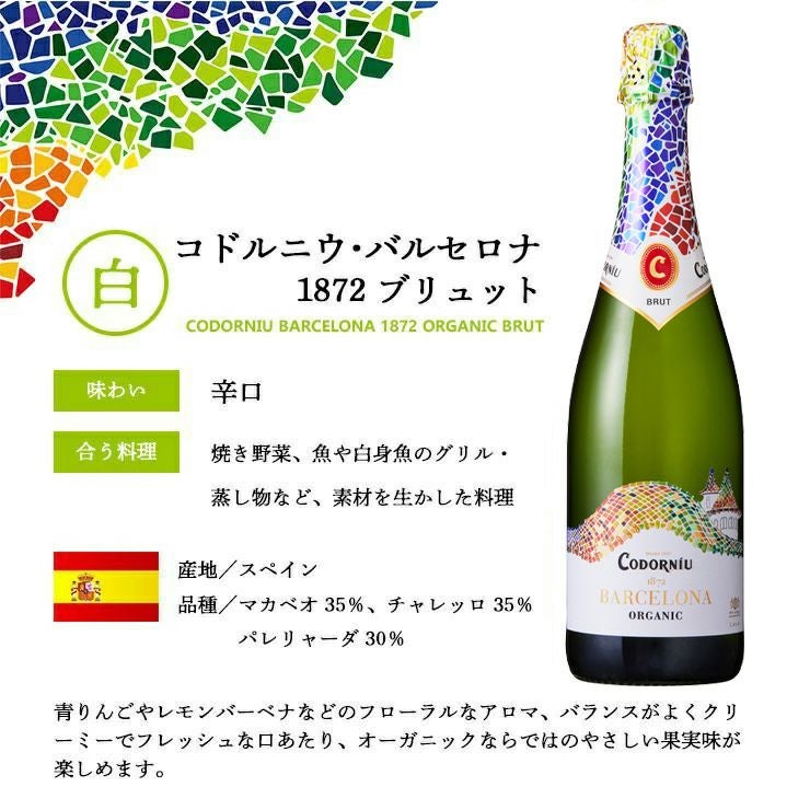 コドルニウ バルセロナ1872 ブリュット 750ml 12本