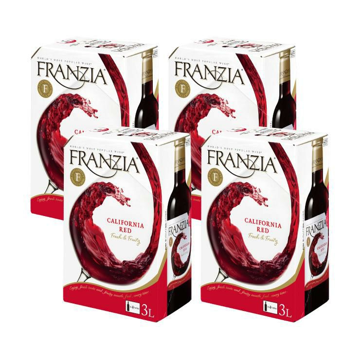 メルシャン フランジア 赤 バックインボックス 3000ml 4本