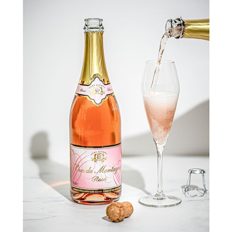 ノンアルコール スパークリングワイン 本格 デュク・ドゥ・モンターニュ・ロゼ 750ml 12本
