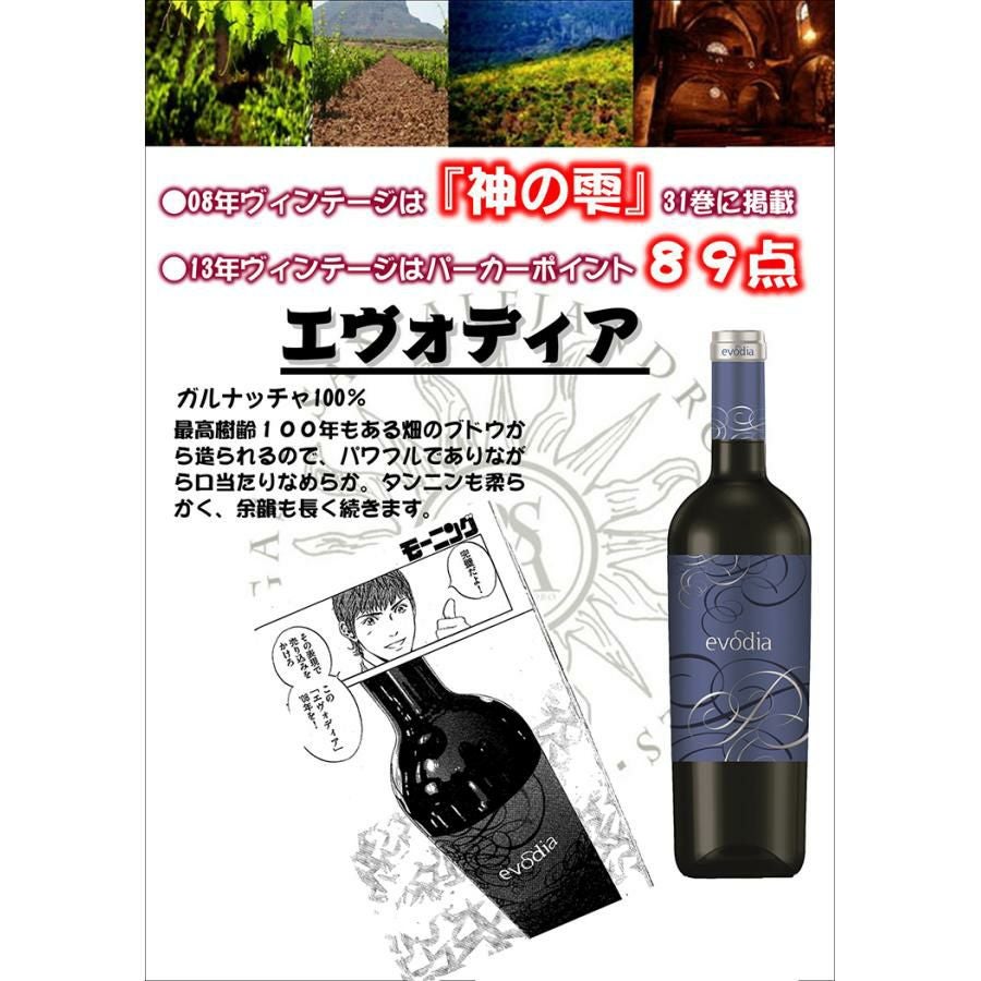 エヴォディア 赤 赤ワイン ミディアム 750ml 3本