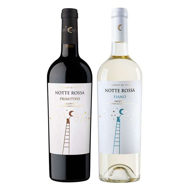 ノッテロッサ フィアーノ＆プリミティーヴォ セット 750ml 2本
