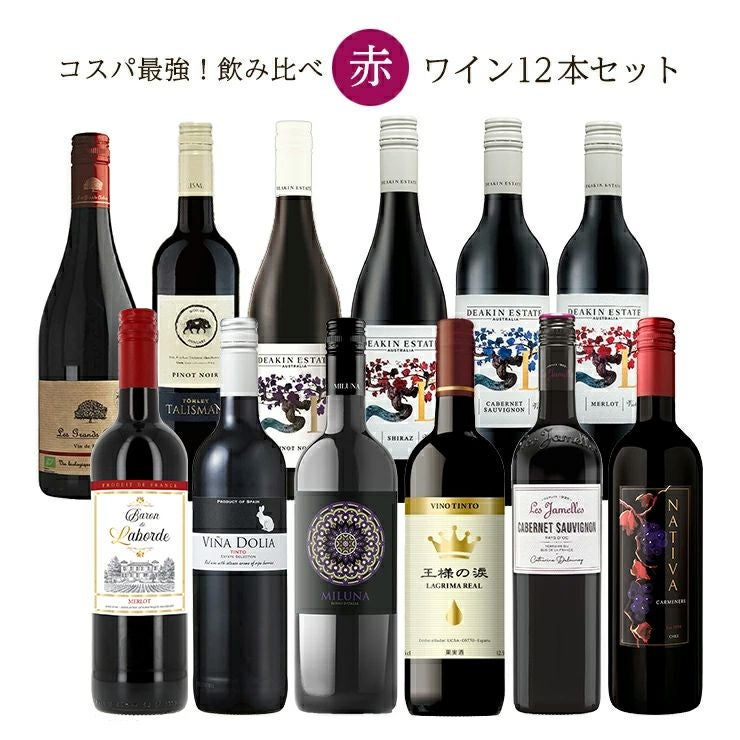 赤ワインセット 750ml 12本セット