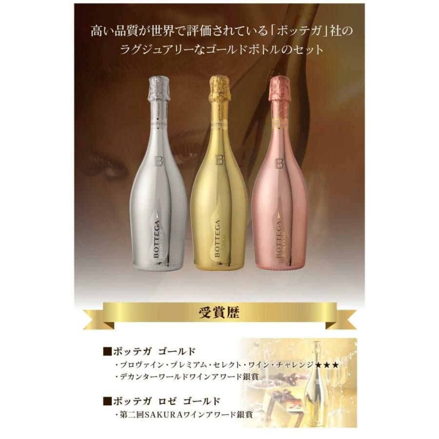 ボッテガ・スパークリングワイン セット 750ml 3本