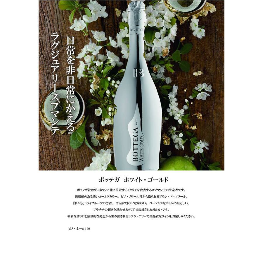 スパークリングワイン 3本セット 750ml ボッテガ