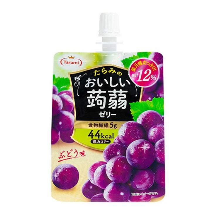 たらみ ゼリー こんにゃく おいしい蒟蒻ゼリー ぶどう味 150g 30個 