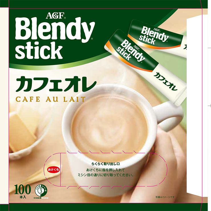 ブレンディ スティック カフェオレ 100本 インスタント 大容量 AGF