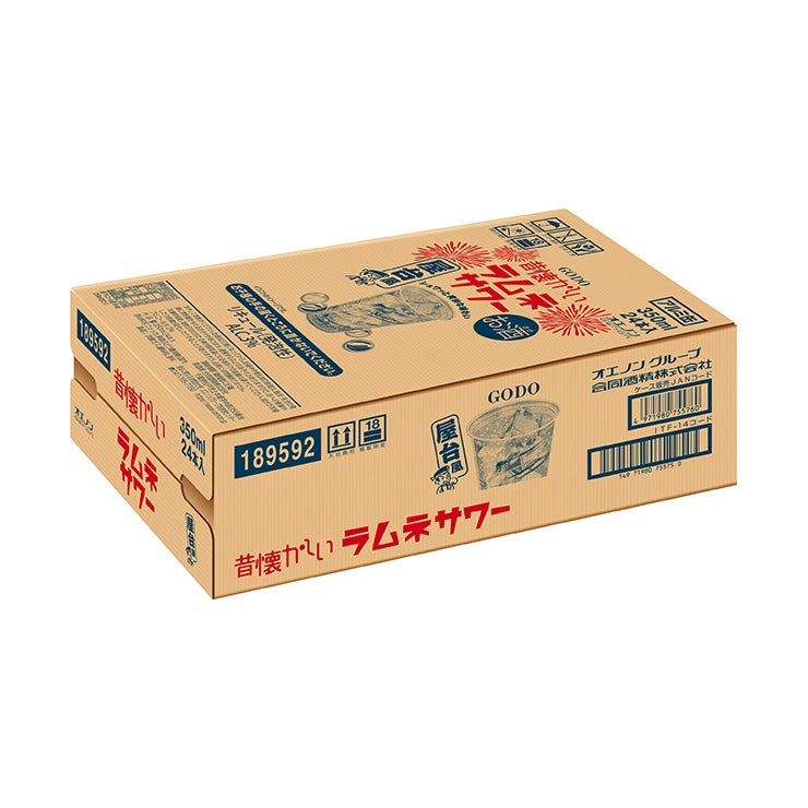 昔懐かしいシリーズ 昔懐かしいラムネサワー 屋台風 350ml 24本