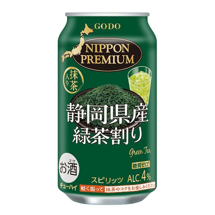  NIPPON PREMIUM 静岡県産緑茶割り 340ml 48本
