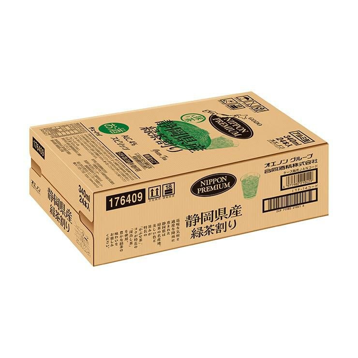  NIPPON PREMIUM 静岡県産緑茶割り 340ml 48本