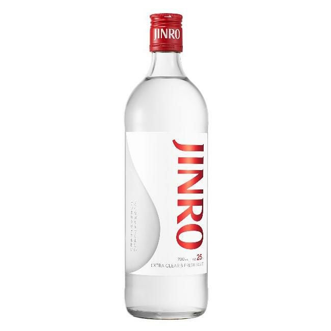JINRO 700ml 1セット 25度 スペシャルボックス お茶割グラス付き