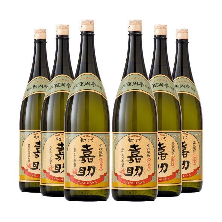 壱岐の華 麦 初代嘉助 25度 1800ml 6本 1ケース 麦 焼酎 むぎ レビュー