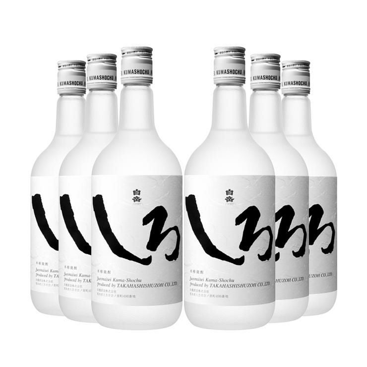高橋酒造 本格焼酎 白岳 KAORU 1800ml 6本 25度 米焼酎 紙パック