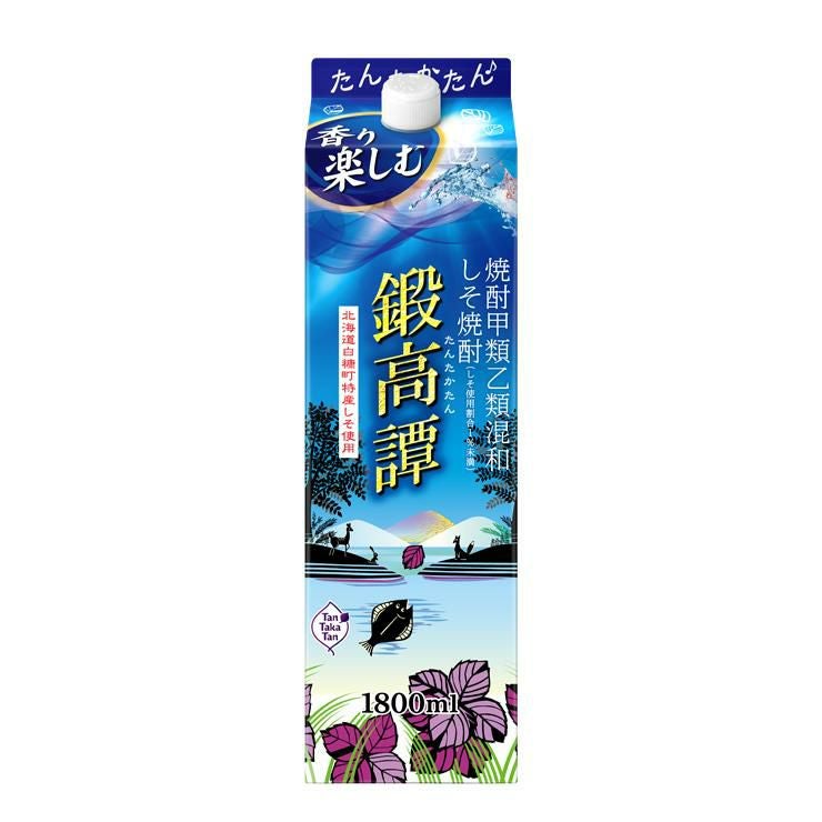 焼酎 しそ しそ焼酎 鍛高譚 1800ml 6本 