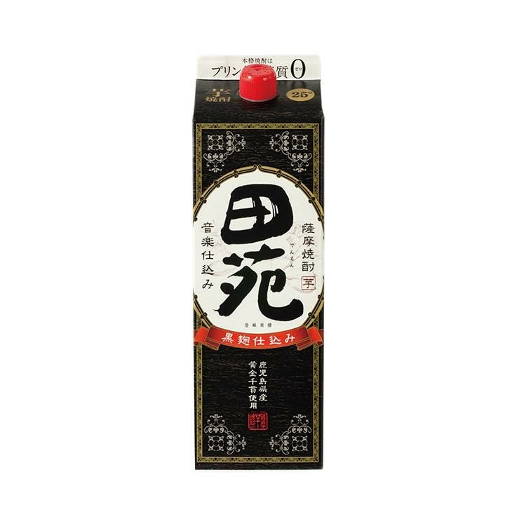 焼酎 芋 田苑 芋 黒ラベル 芋焼酎 パック 1800ml 6本 