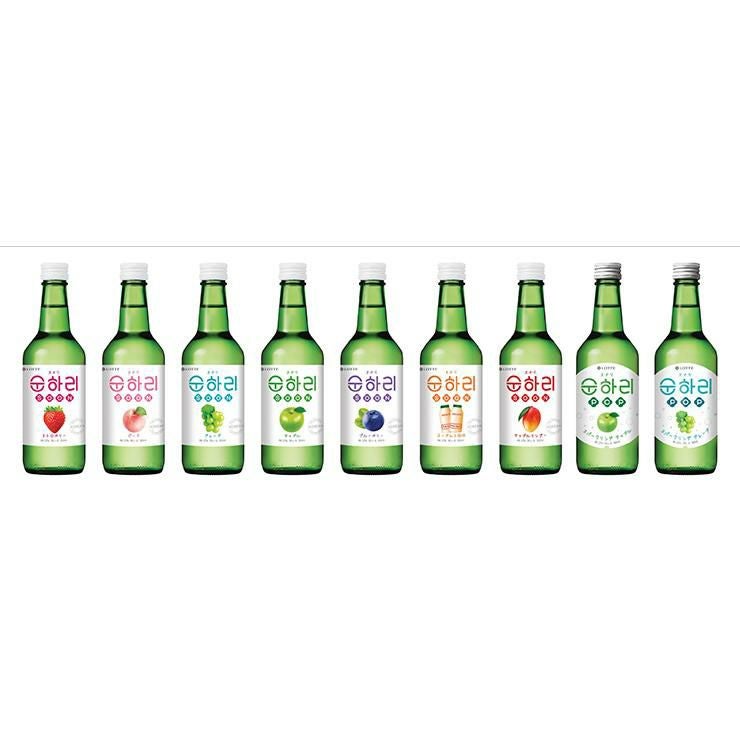 韓国 焼酎 スナリ POP スパークリングアップル 韓国焼酎 360ml 20本