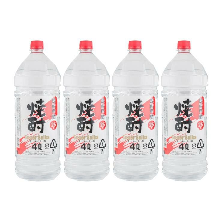 東亜酒造 スーパーセイカ ペット 25度 4L 4本