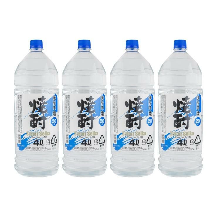 東亜酒造 スーパーセイカ ペット 20度 4L 4本