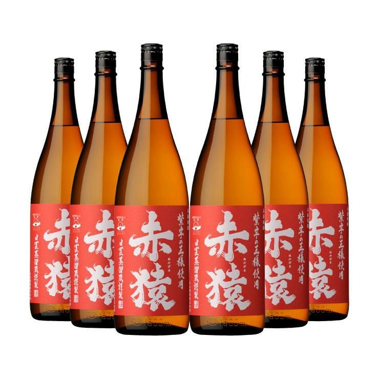 小正醸造 芋焼酎 赤猿 25度 1800ml 6本