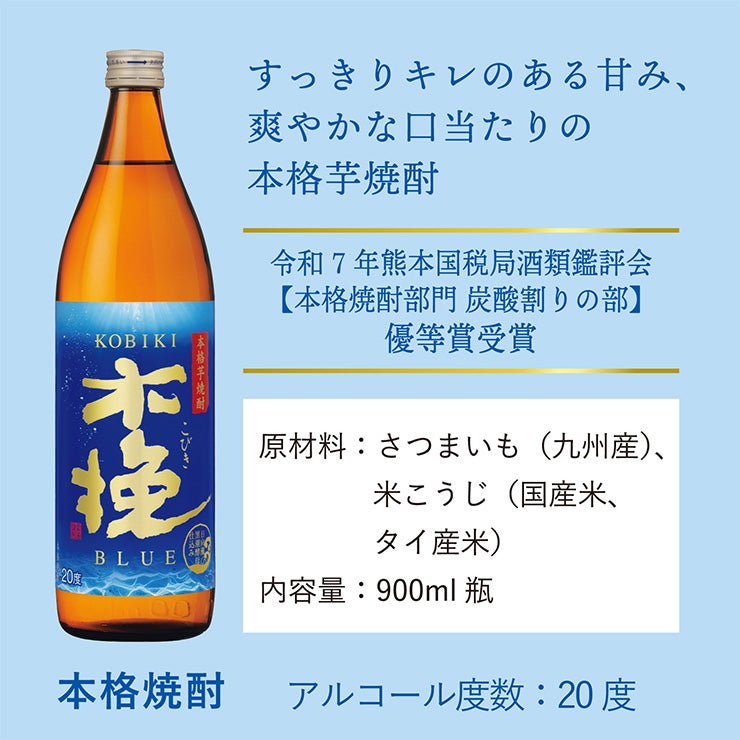 焼酎 木挽BLUE 20度 瓶 900ml