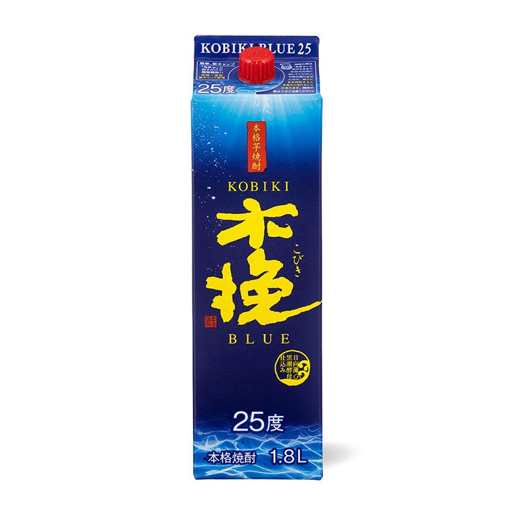 焼酎 木挽BLUE 25度 パック 1800ml 6本