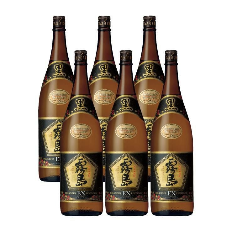 霧島酒造 乙 25度 黒霧島EX 1800ml 6本 芋焼酎 本格焼酎 | 東京酒粋