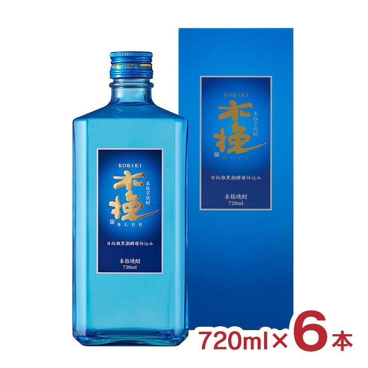 焼酎 木挽BLUE 25度 瓶 化粧箱入 720ml 6本 