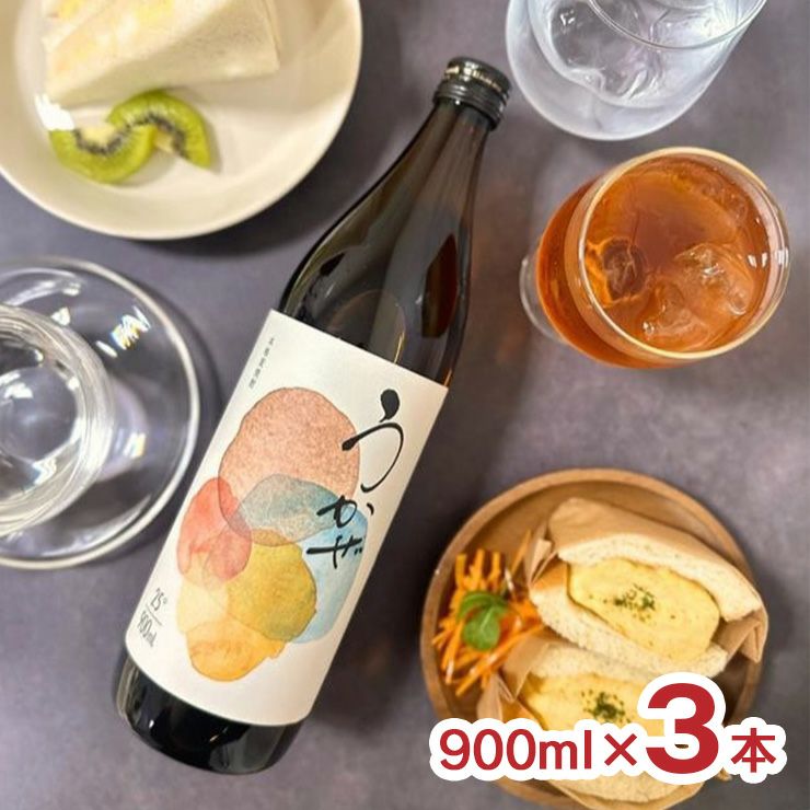 濱田酒造 焼酎 本格焼酎 うかぜ 25度 900ml 3本