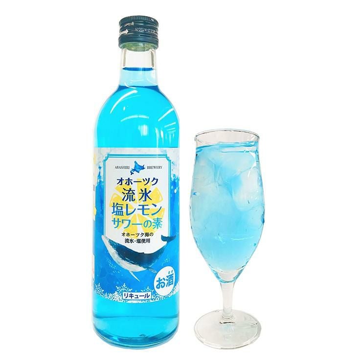 網走ビール オホーツク流氷 塩レモン サワーの素 500ml 12本