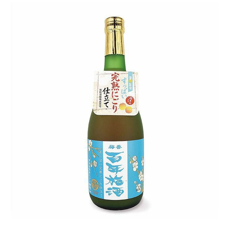  梅酒 百年梅酒 すっぱい完熟にごり仕立て 青ラベル ウメ酒 720ml 3本