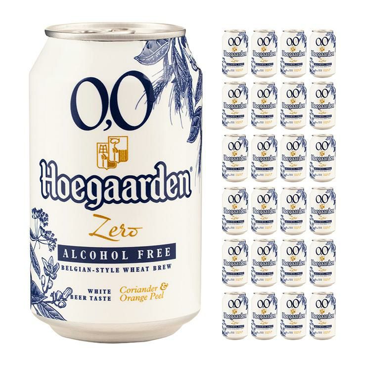 ノンアルコール ビール ヒューガルデン ゼロ 缶 330ml 24本 1ケース