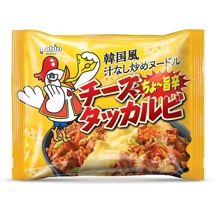 韓国 PALDO パルド 汁なし激旨辛 チーズ タッカルビ 炒めヌードル 140g 20袋 
