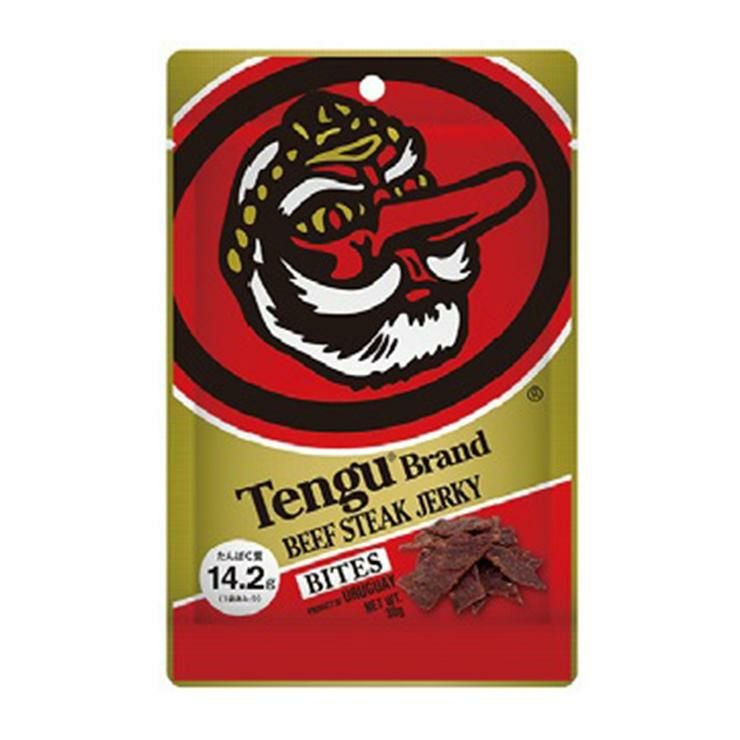 テング ビーフステーキジャーキー バイツ レギュラー 30g 6個 