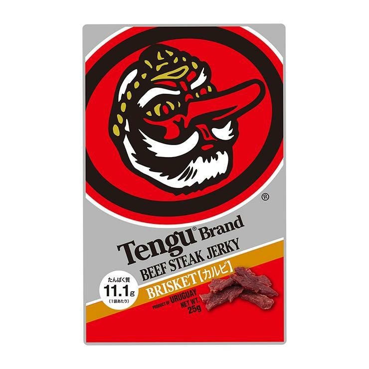 テング ビーフステーキジャーキー ブリスケット カルビ 25g 6個