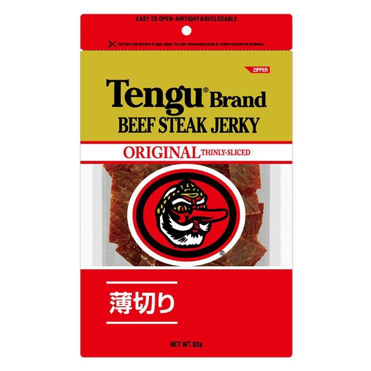 テング ビーフステーキジャーキー オリジナル 薄切りタイプ 93g 2個