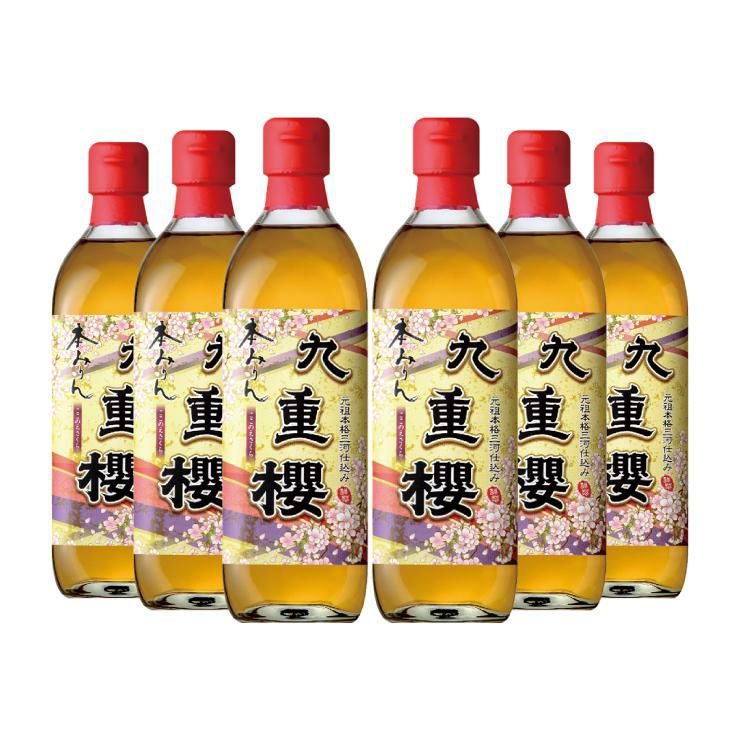 味醂 料理 本みりん 九重櫻 500ml 6本 瓶 九重味淋 | 東京酒粋