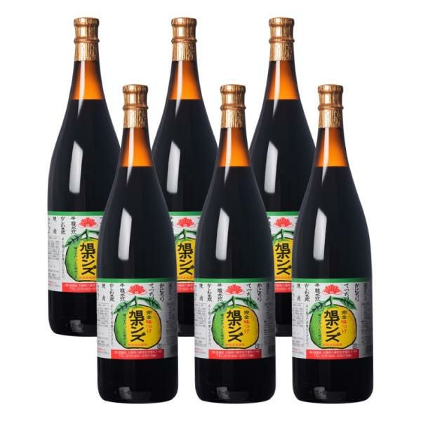 ポン酢 大阪 ご当地 ポン酢 旭ポンズ 1800mL 6本 瓶 旭食品 | 東京酒粋