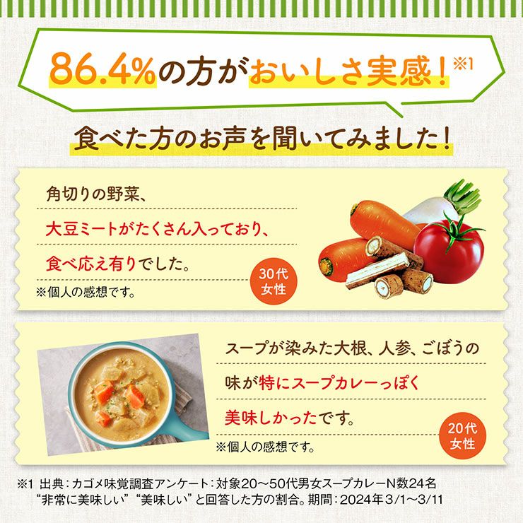 カゴメ レトルトスープ 4種 各3袋セット