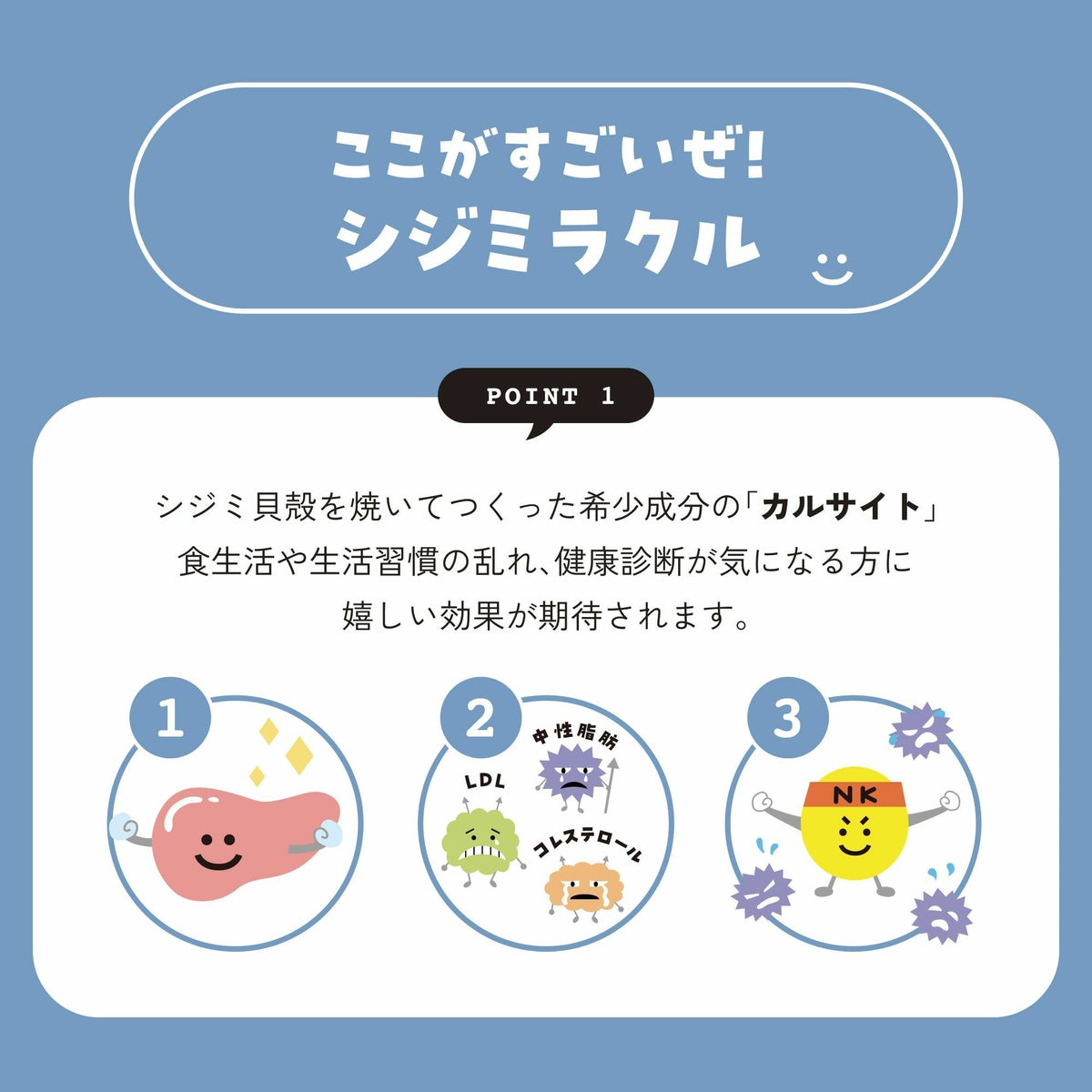 あしたのためのサプリ シジミラクル 1日分（2粒入り） 24個入り
