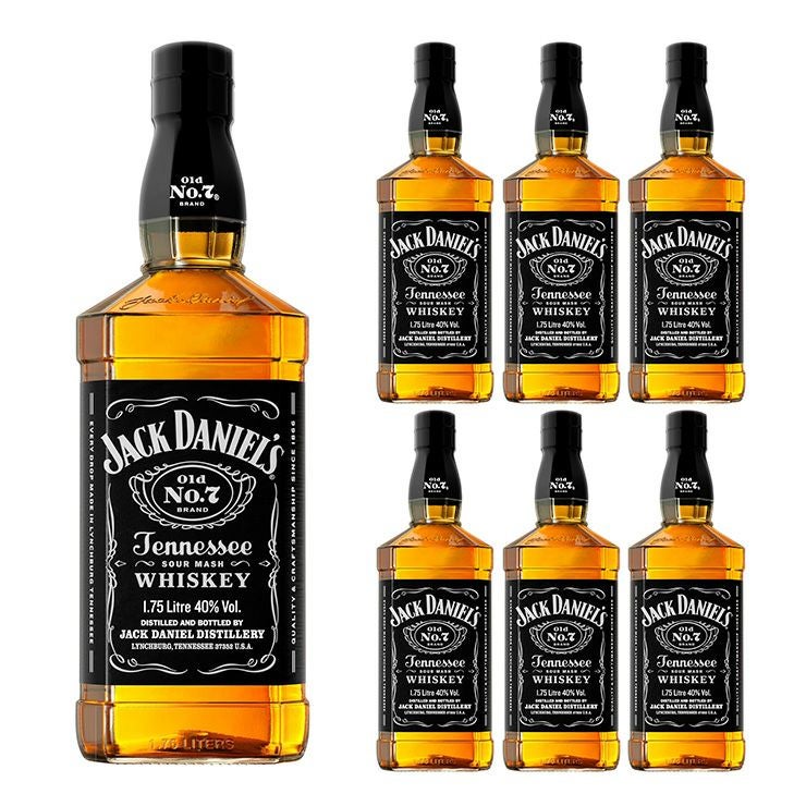 ブラウンフォーマン ジャックダニエル ブラック 1750ml 6本 