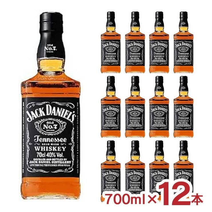 ジャックダニエル 700ml 12本 商品の状態: 【公式通販】