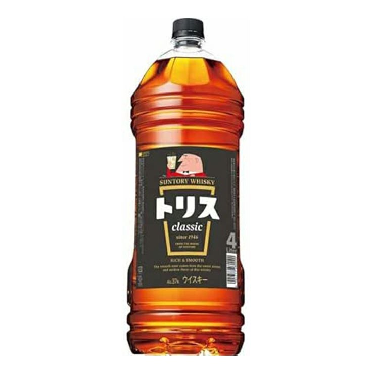 サントリー トリス クラシック 4000ml 4本 ハイボール 大容量 家飲